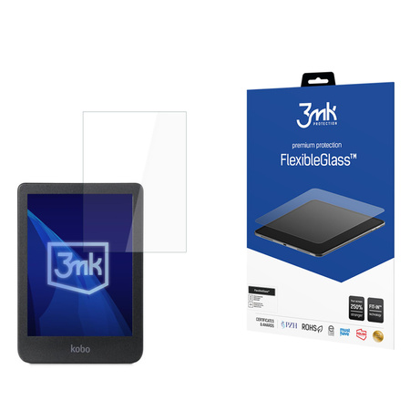 Kobo Clara Colour 6" - up to 8.3" 3mk FlexibleGlass