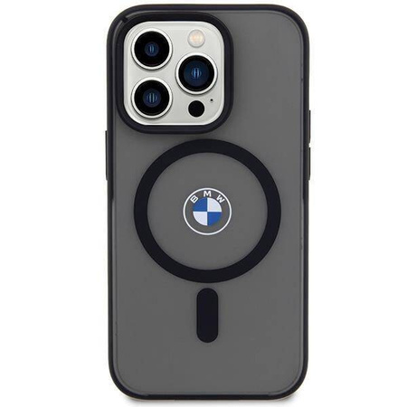 Etui BMW IML Signature MagSafe do iPhone 15 Pro - czarne