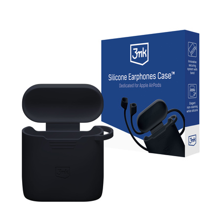 Accessories - Apple AirPods 4 - 3mk Silicone AirPods Case Black
