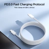 Joyroom S-A45 Ben Series USB-C / USB-C 60W Kabel 1 m - Weiß