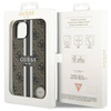 Guess GUHMP14MP4RPSW iPhone 14 Plus 6.7&quot; brown/brown hardcase 4G Printed Stripes MagSafe