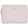 Guess 4G Zipper Pocket Triangle Logo Sleeve - Etui na notebooka 14" (różowy)