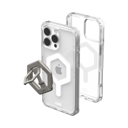 UAG Plyo Magsafe Hülle mit Magnetringständer für iPhone 16 Pro Max – Titan