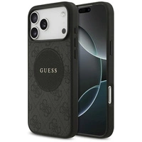 Guess 4G Circle Classic Logo MagSafe case for iPhone 17 Pro Max - black