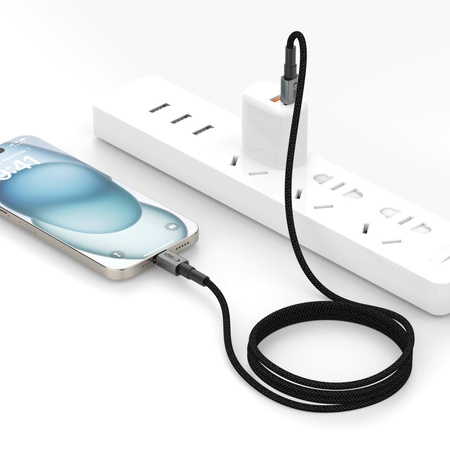 TECH-PROTECT ULTRABOOST DNA TYPE-C CABLE PD100W/5A 25CM IRON GREY