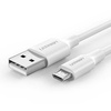 Micro USB cable UGREEN QC 3.0 2.4A 0.5m (white)