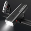 Zestaw lampek rowerowych Wozinsky WSBLB2 przednia (400 lm) i tylna USB-C - czarny