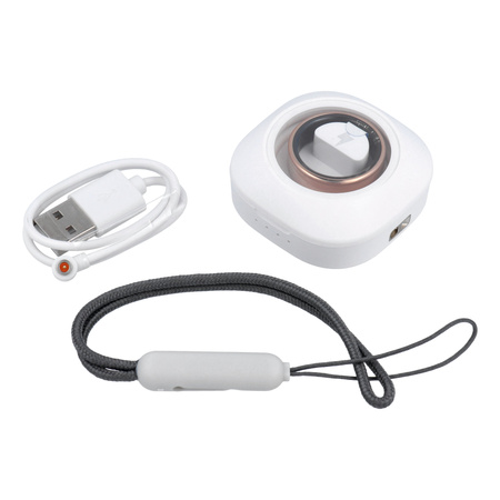 Smart Ring R11M- inteligentny pierścień ze stali ze stacją ładującą rozmiar 12 (21,4mm) złoty