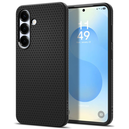 Spigen nakładka Liquid Air do Samsung Galaxy S25 Matowa Czarna
