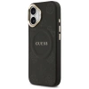 Guess Peony Hot Stamp MagSafe Case for iPhone 17 - Black