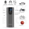 Rockbros 42720001001 Electric Bike Pump with LED Display + USB-C - USB-A Cable - Black