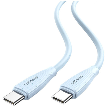Kabel USAMS Green Series SJ716 60W USB-C do USB-C 1m biały
