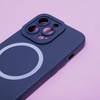 Nakładka Silicon Mag do iPhone 15 Pro Max 6,7" ciemnoniebieska