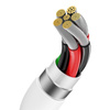 BASEUS kabel USB A do Typ C PD 100W 0,25m biały P10320102214-00