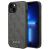 Guess GUHCP14SG4GFGR iPhone 14 6.1 &quot;gray / gray hard case 4G Metal Gold Logo