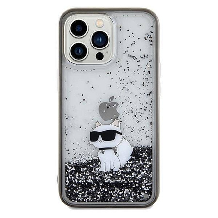 Karl Lagerfeld nakładka do iPhone 13 Pro Max 6,7&quot; KLHCP13XLKCNSK HC LIQ. GLITTER C transparentna