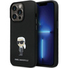 Karl Lagerfeld nakładka do iPhone 14 Pro Max 6,7" KLHCP14XSMHKNPK czarna HC Silicone Ikonik Metal Pin