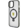 Ferrari FEHMP15SUSCAH iPhone 15 6.1&quot; transparent hardcase Ring Stand 2023 Collection MagSafe