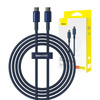 Kabel 100W 5A 2m USB-C - USB-C Baseus Tungsten Glod niebieski