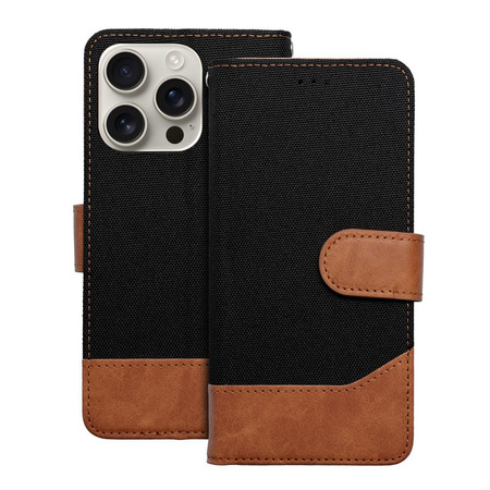 Kabura JEANS Book do IPHONE 16 Pro Max czarny