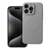 Futerał Silicone Mag Cover kompatybilny z MagSafe do IPHONE 15 PRO MAX tytanowy szary