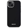 Original Case IPHONE 15 PLUS DKNY Hardcase Plain Logo MagSafe (DKHMP15MPSCMCLK) black
