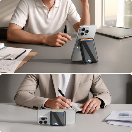 Joyroom JR-ZS432 Magnetic Wallet Compatible with MagSafe - Black