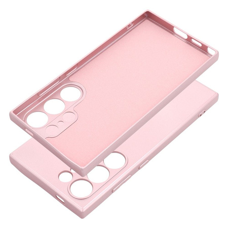 Futerał METALLIC do SAMSUNG S24 ULTRA różowy