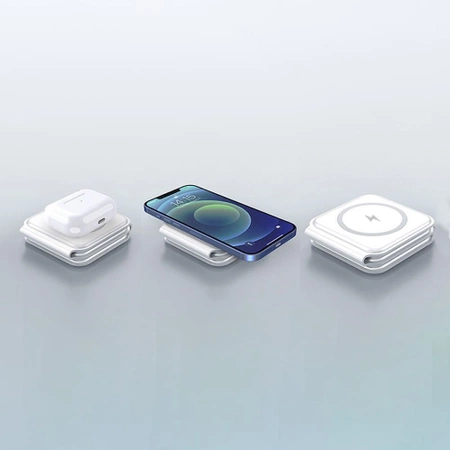 Dudao A11N 15W 3in1 induktives Ladegerät – weiß