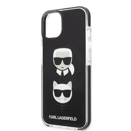 Karl Lagerfeld KLHCP13STPE2TK iPhone 13 mini 5,4 "hardcase black / black Karl & Choupette Head