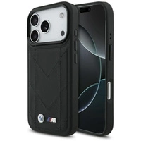 BMW M Quilted Logo MagSafe Case for iPhone 17 Pro - Black