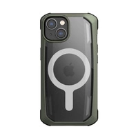 Raptic X-Doria Secure Case iPhone 14 mit gepanzerter MagSafe-Hülle grün