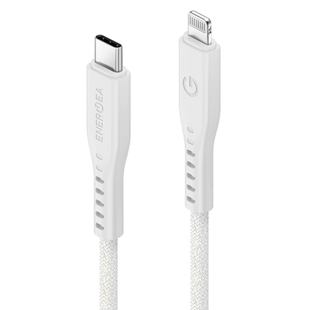 ENERGEA kabel Flow USB-C - LightningC94 MFI 1.5m biały/white 60W 3A PD Fast Charge