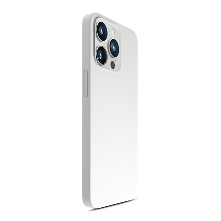 Apple iPhone 15 Pro Max - 3mk Hardy Silicone MagCase Silver-White