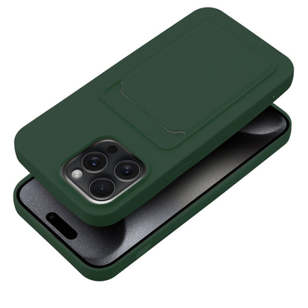 Futerał CARD CASE do IPHONE 15 PRO MAX zielony