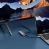 Hub USB-C Baseus Metal Gleam 7w1 HDMI 4K 60Hz / 3x USB 3.0 / USB-C PD / SD / microSD – szary