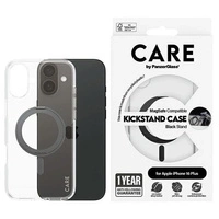 CARE by PanzerGlass Feature Kickstand Case iPhone 16 Plus 6,7" schwarz/schwarz MagSafe 1323
