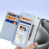 Dux Ducis Lawa Lederhülle für iPhone 15 Pro - Blau