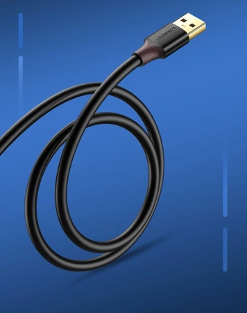 Ugreen Kabel Verlängerungsadapter USB 3.0 (weiblich) - USB 3.0 (männlich) 2 m schwarz (US129 10373)