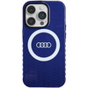 Audi IML Big Logo MagSafe Case iPhone 14 Pro 6.1" niebieski/navy blue hardcase AU-IMLMIP14P-Q5/D2-BE