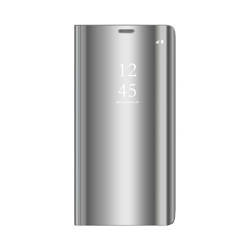 Etui Smart Clear View do Samsung Galaxy A14 5G srebrne