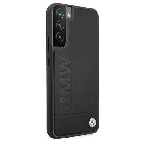 Case BMW BMHCS22MSLLBK S22 + S906 black / black hardcase Signature Logo Imprint