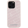 Karl Lagerfeld Quilted K Pattern Hülle für iPhone 15 Pro Max – Rosa