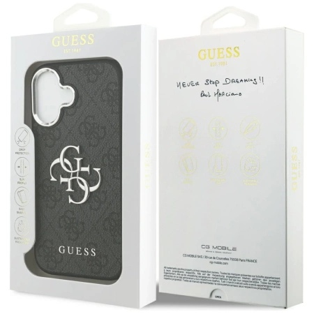 Etui Guess 4G Big 4G Classic Logo na iPhone 17 - czarne