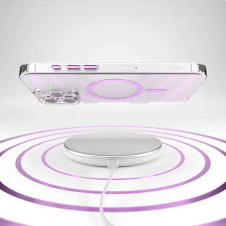 Nakładka Etteri Color Mag do iPhone 16 Pro Max 6,9" różowa