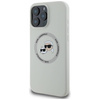 Case IPHONE 16 PRO Karl Lagerfeld Silicone Double Heads&Circle MagSafe beige