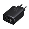 Baseus Compact charger 3x USB 17W black (CCXJ020101)