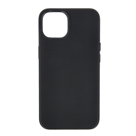 Nakładka Mag Leather do iPhone 15 6,1" czarna