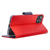 Etui Smart Fancy do Xiaomi Redmi 13C 4G / 5G czerwono-granatowe