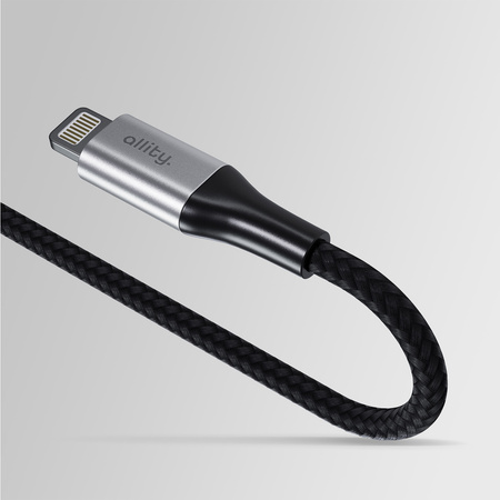 Allity kabel AUC-01 USB-C - Lightning 2,0 m 27W czarny